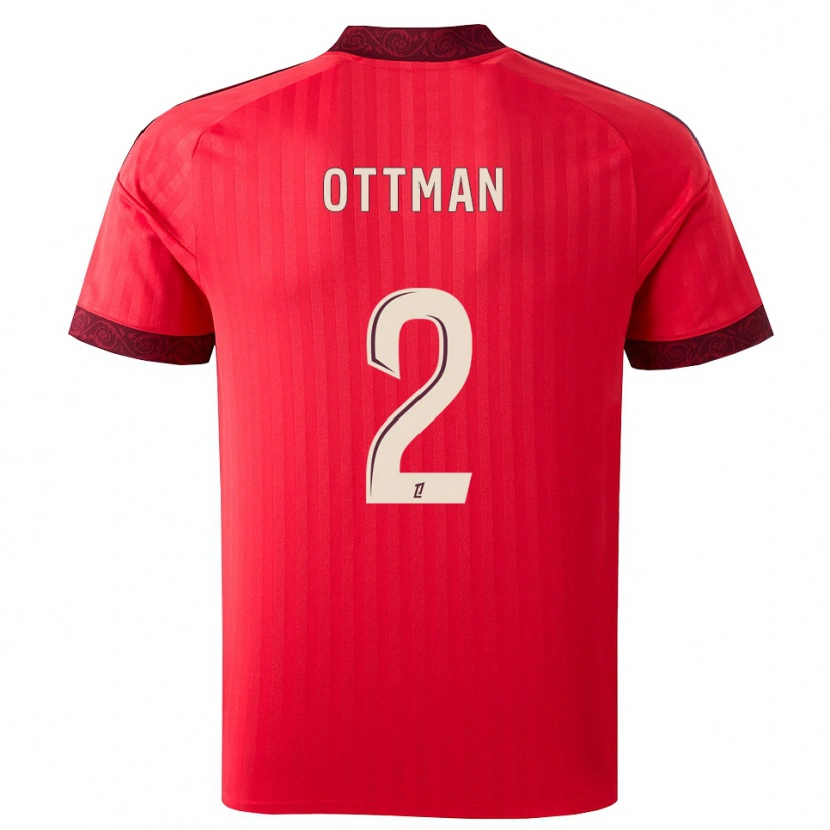 Danxen Herren Ottman Katırağ #2 Burgund Rot Weiß Auswärtstrikot Trikot 2026/27 T-Shirt Österreich