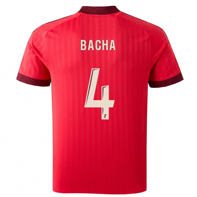 Danxen Herren Selma Bacha #4 Burgund Rot Weiß Auswärtstrikot Trikot 2026/27 T-Shirt Österreich