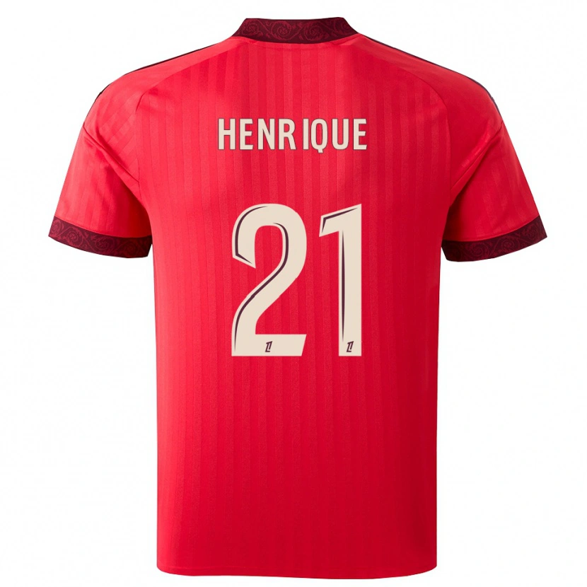 Danxen Herren Henrique #21 Burgund Rot Weiß Auswärtstrikot Trikot 2026/27 T-Shirt Österreich