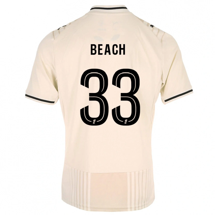 Danxen Herren Patrick Beach #33 Altgold Schwarz Antikweiß Auswärtstrikot Trikot 2026/27 T-Shirt Österreich