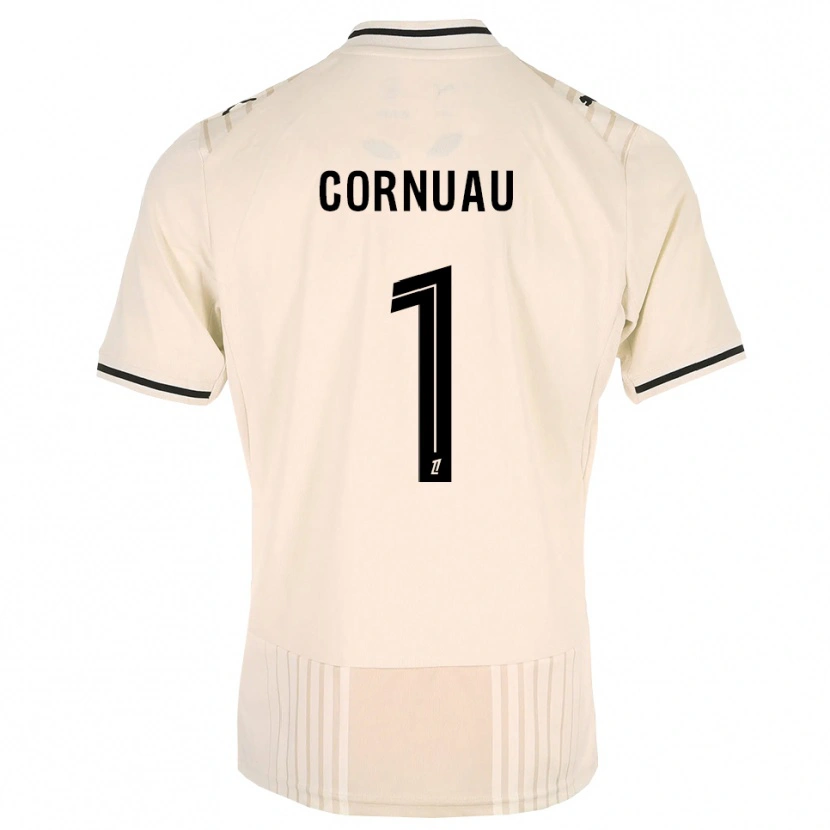 Danxen Herren Nino Cornuau #1 Altgold Schwarz Antikweiß Auswärtstrikot Trikot 2026/27 T-Shirt Österreich