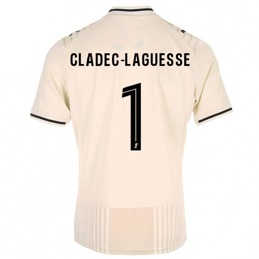 Danxen Herren Christopher Cladec-Laguesse #1 Altgold Schwarz Antikweiß Auswärtstrikot Trikot 2026/27 T-Shirt Österreich