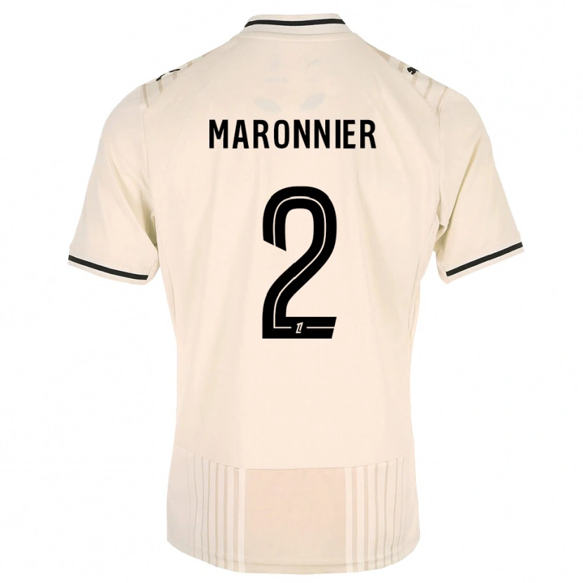 Danxen Herren Lucas Maronnier #2 Altgold Schwarz Antikweiß Auswärtstrikot Trikot 2026/27 T-Shirt Österreich