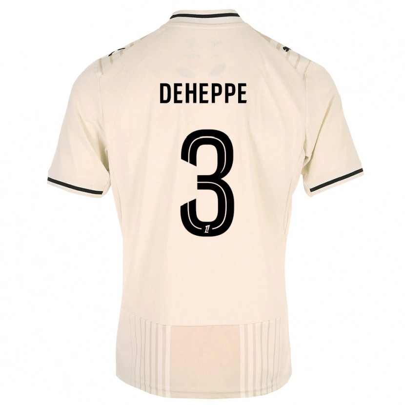 Danxen Herren Nathan Deheppe #3 Altgold Schwarz Antikweiß Auswärtstrikot Trikot 2026/27 T-Shirt Österreich