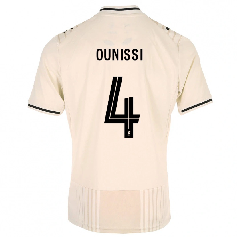 Danxen Herren Ilian Ounissi #4 Altgold Schwarz Antikweiß Auswärtstrikot Trikot 2026/27 T-Shirt Österreich