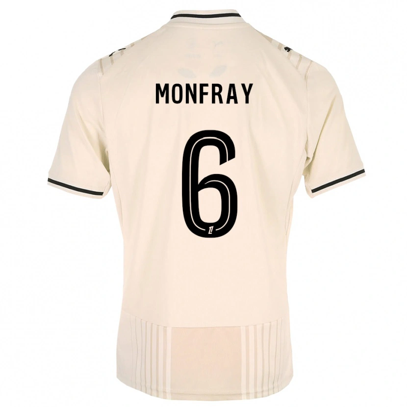 Danxen Herren Adrien Monfray #6 Altgold Schwarz Antikweiß Auswärtstrikot Trikot 2026/27 T-Shirt Österreich