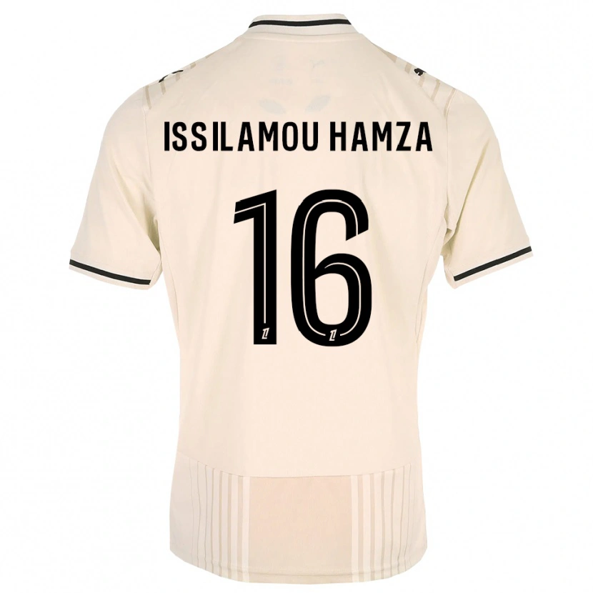 Danxen Herren Fayyad Issilamou Hamza #16 Altgold Schwarz Antikweiß Auswärtstrikot Trikot 2026/27 T-Shirt Österreich