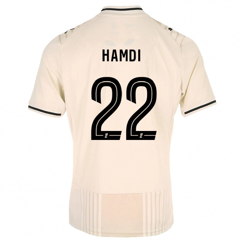 Danxen Herren Mathis Hamdi #22 Altgold Schwarz Antikweiß Auswärtstrikot Trikot 2026/27 T-Shirt Österreich