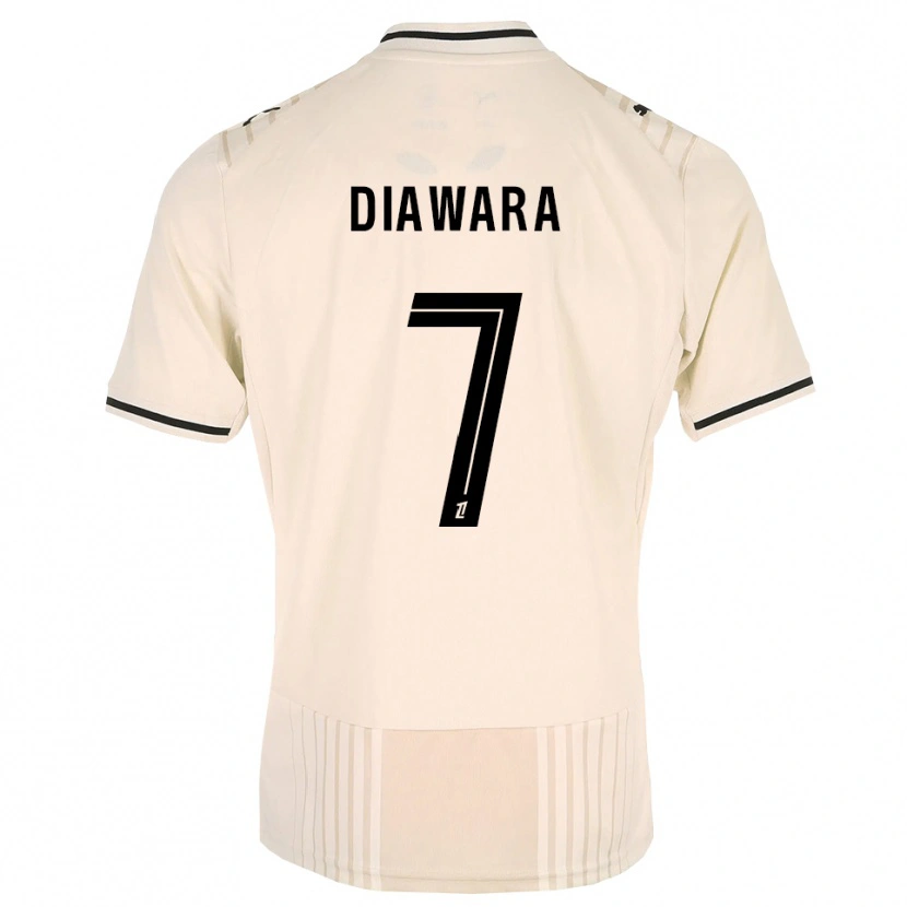Danxen Herren Kandet Diawara #7 Altgold Schwarz Antikweiß Auswärtstrikot Trikot 2026/27 T-Shirt Österreich