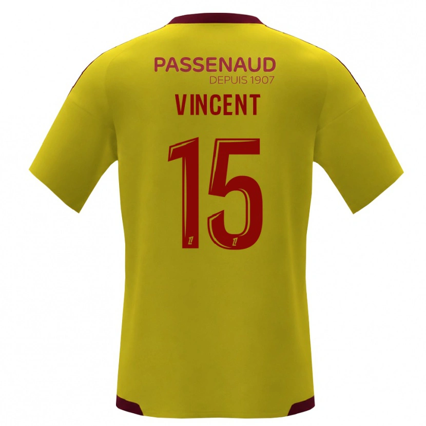 Danxen Herren Noah Vincent #15 Gelb Rot Grün Auswärtstrikot Trikot 2026/27 T-Shirt Österreich