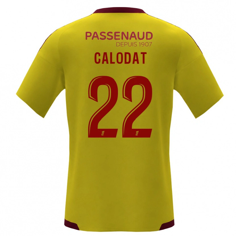 Danxen Herren Lucas Calodat #22 Gelb Rot Grün Auswärtstrikot Trikot 2026/27 T-Shirt Österreich