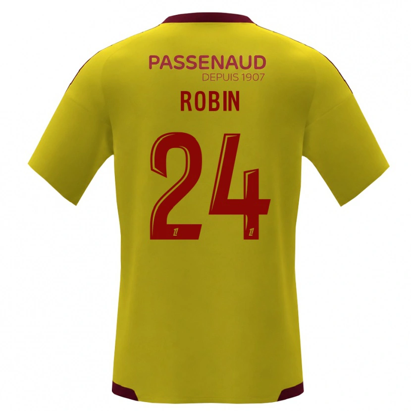 Danxen Herren Milan Robin #24 Gelb Rot Grün Auswärtstrikot Trikot 2026/27 T-Shirt Österreich
