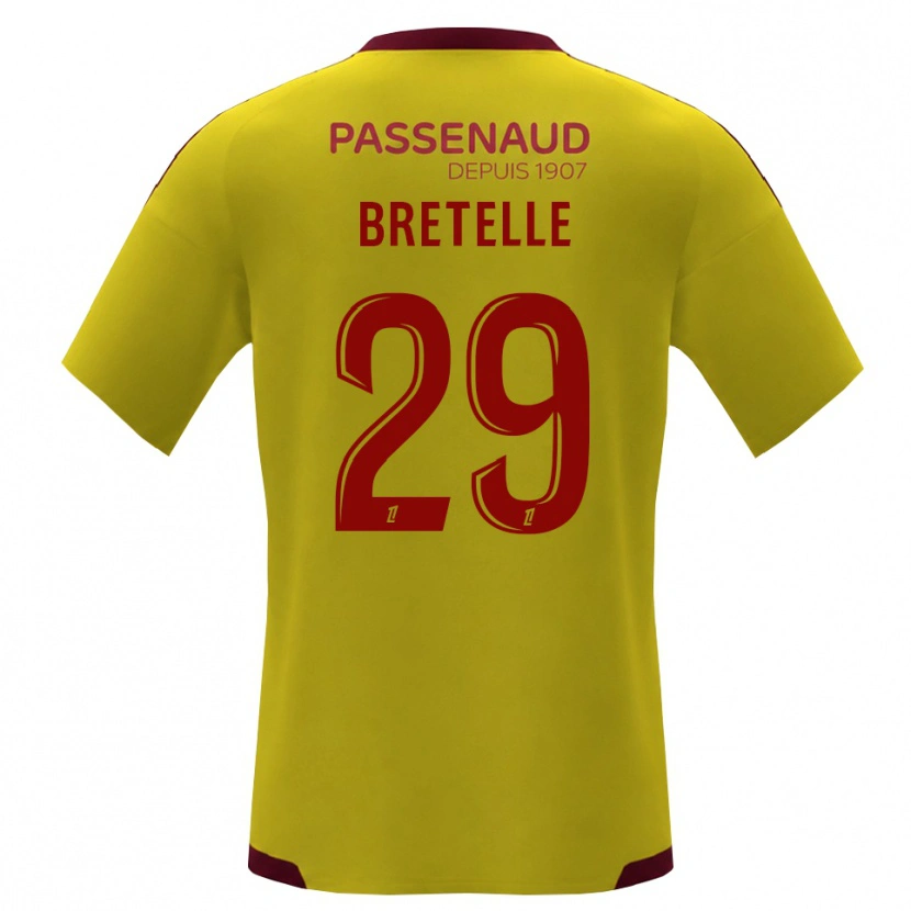 Danxen Herren Lucas Bretelle #29 Gelb Rot Grün Auswärtstrikot Trikot 2026/27 T-Shirt Österreich