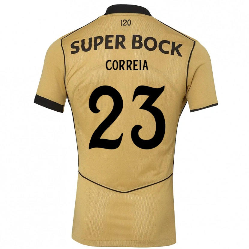 Danxen Herren Duarte Correia #23 Goldgelb Schwarz Auswärtstrikot Trikot 2026/27 T-Shirt Österreich
