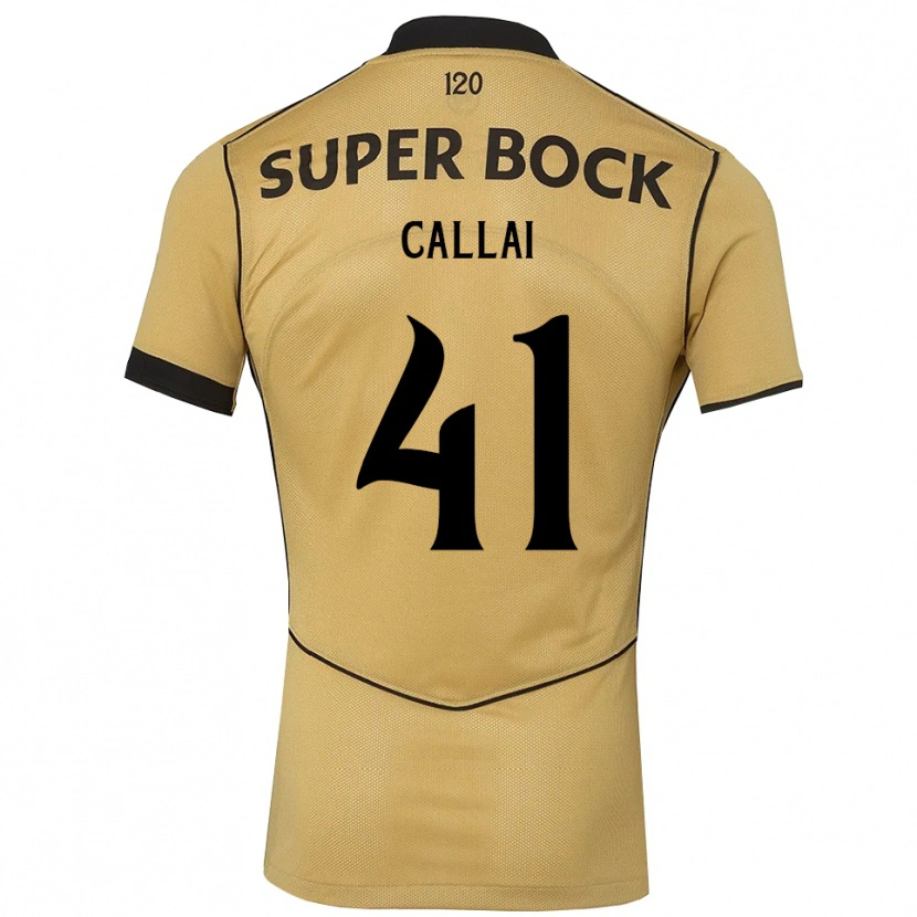 Danxen Herren Diego Callai #41 Goldgelb Schwarz Auswärtstrikot Trikot 2026/27 T-Shirt Österreich