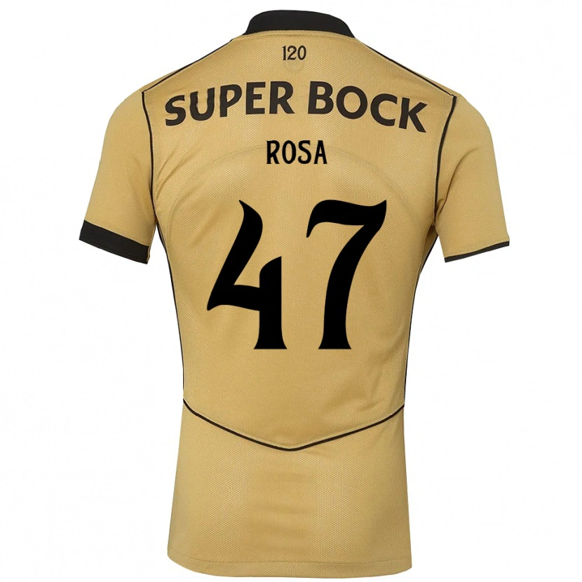 Danxen Herren Mariana Rosa #47 Goldgelb Schwarz Auswärtstrikot Trikot 2026/27 T-Shirt Österreich