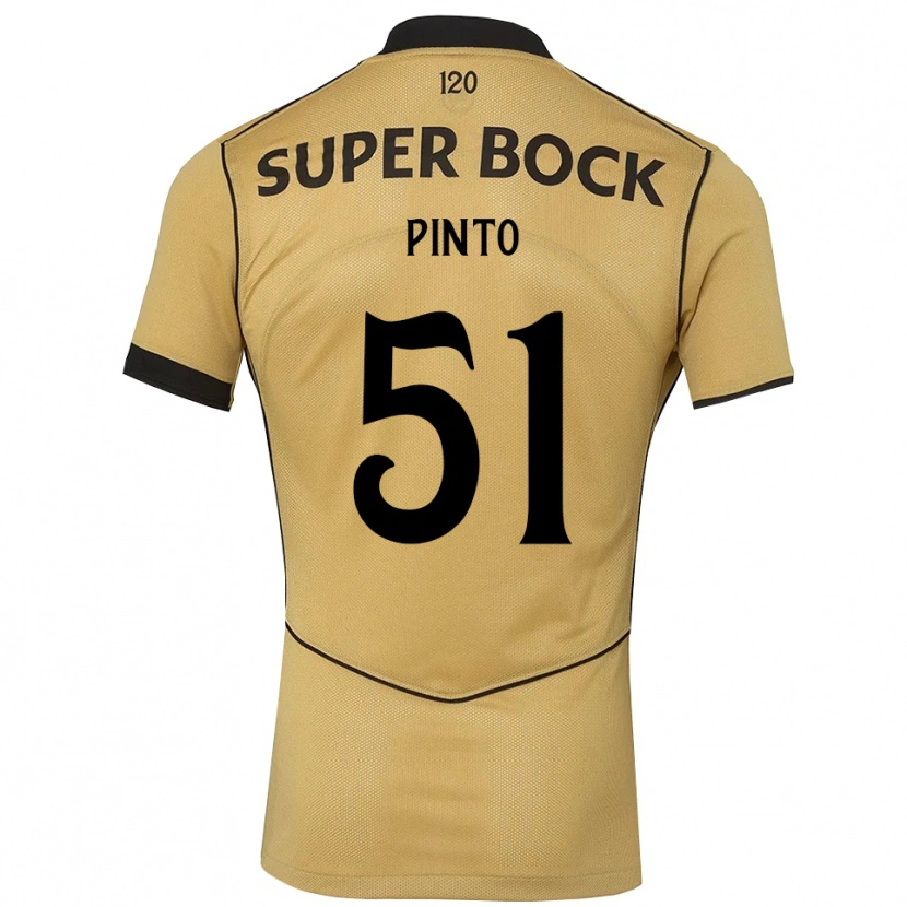 Danxen Herren Diogo Pinto #51 Goldgelb Schwarz Auswärtstrikot Trikot 2026/27 T-Shirt Österreich