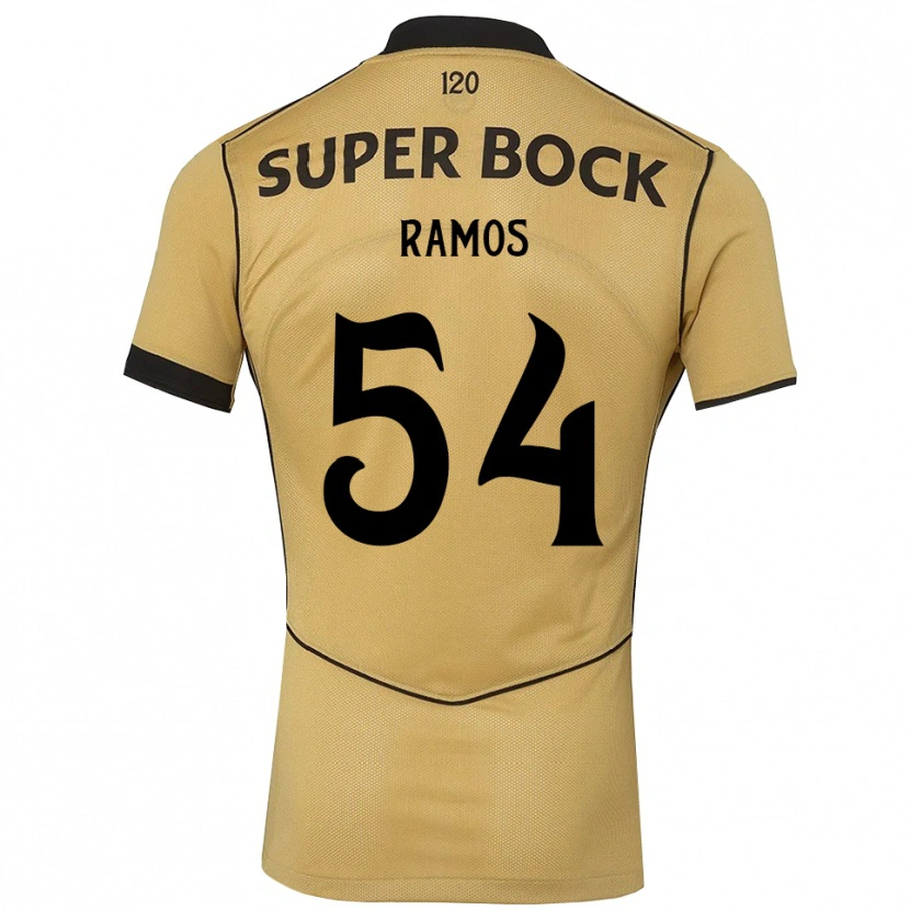 Danxen Herren Bruno Ramos #54 Goldgelb Schwarz Auswärtstrikot Trikot 2026/27 T-Shirt Österreich