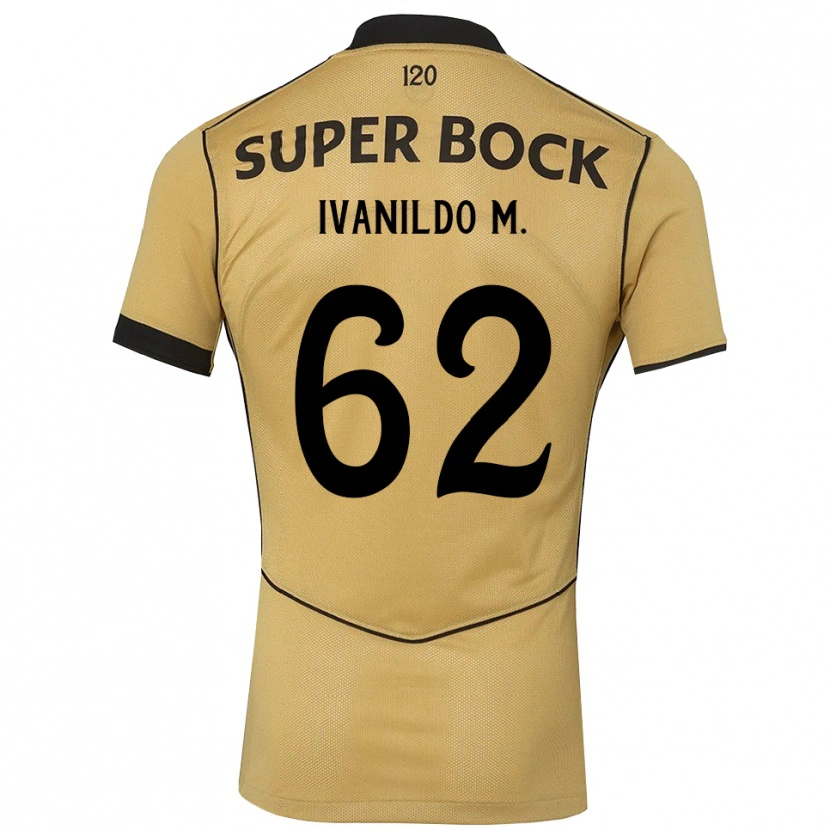 Danxen Herren Ivanildo Da Silva Mendes #62 Goldgelb Schwarz Auswärtstrikot Trikot 2026/27 T-Shirt Österreich