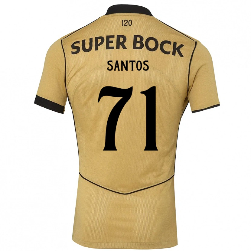 Danxen Herren Denilson Santos #71 Goldgelb Schwarz Auswärtstrikot Trikot 2026/27 T-Shirt Österreich