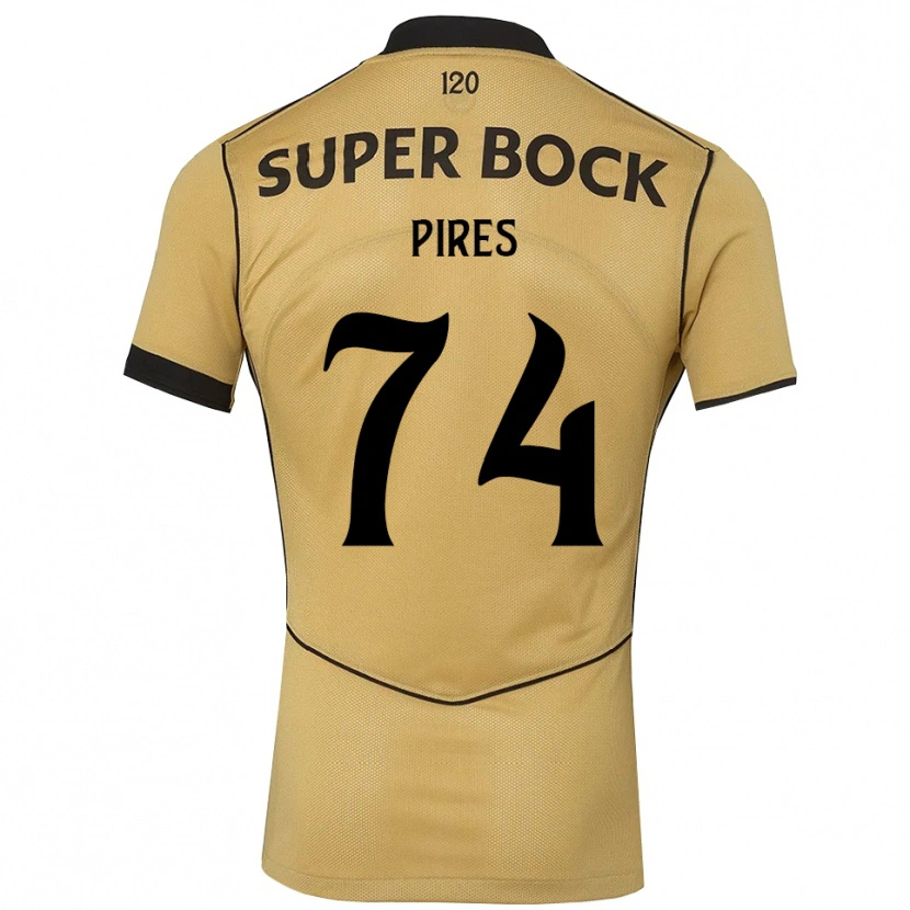 Danxen Herren Guilherme Pires #74 Goldgelb Schwarz Auswärtstrikot Trikot 2026/27 T-Shirt Österreich