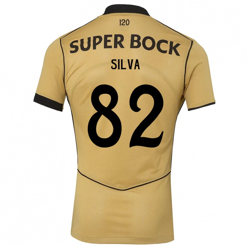 Danxen Herren Gabriel Silva #82 Goldgelb Schwarz Auswärtstrikot Trikot 2026/27 T-Shirt Österreich