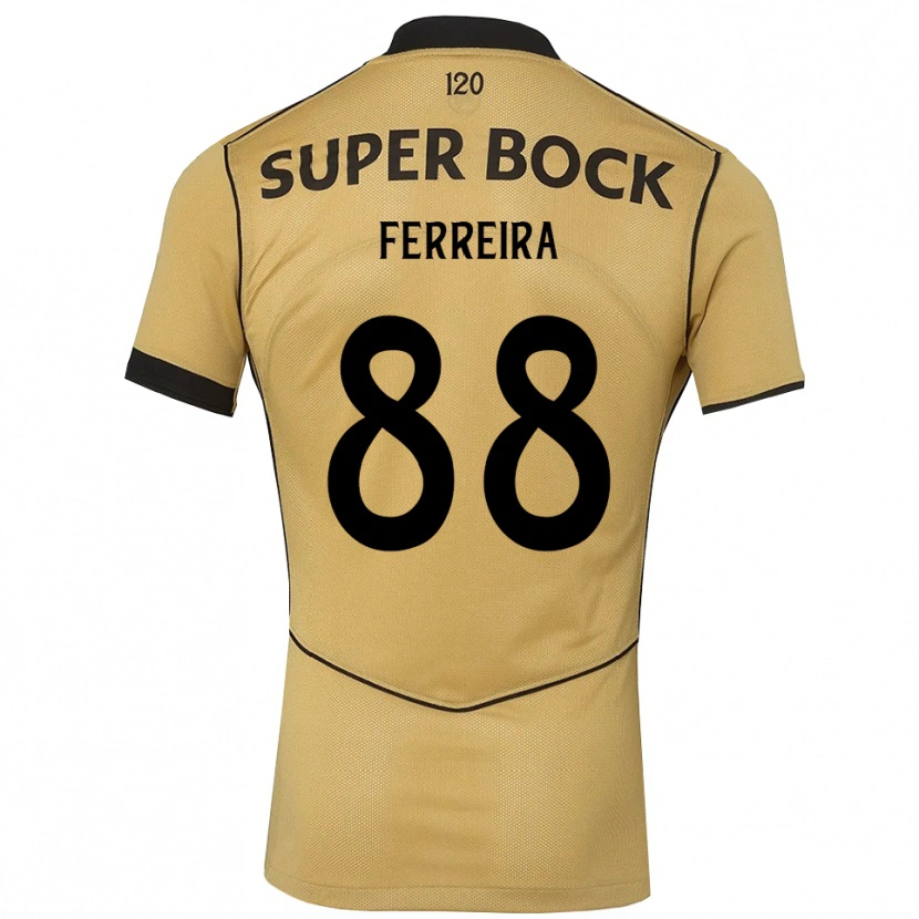 Danxen Herren Tiago Ferreira #88 Goldgelb Schwarz Auswärtstrikot Trikot 2026/27 T-Shirt Österreich