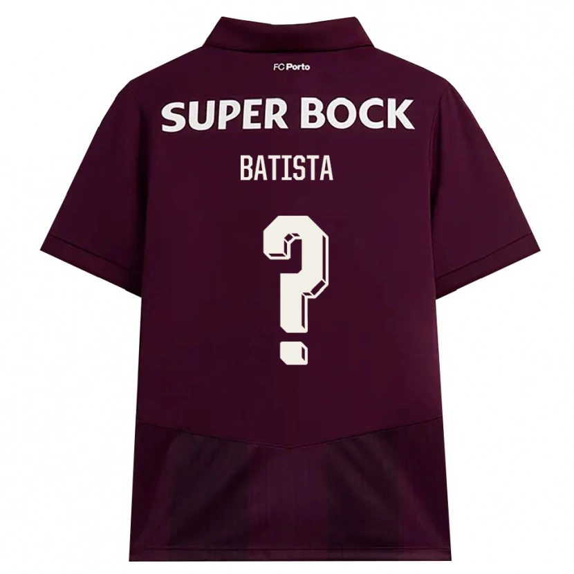 Danxen Herren Fábio Batista #0 Burgund Weiß Auswärtstrikot Trikot 2026/27 T-Shirt Österreich