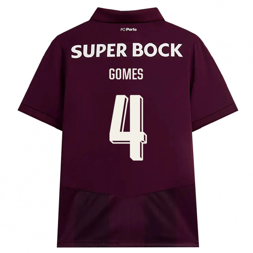 Danxen Herren Salvador Gomes #4 Burgund Weiß Auswärtstrikot Trikot 2026/27 T-Shirt Österreich