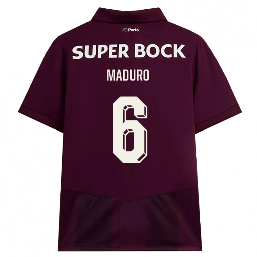 Danxen Herren Henrique Maduro #6 Burgund Weiß Auswärtstrikot Trikot 2026/27 T-Shirt Österreich