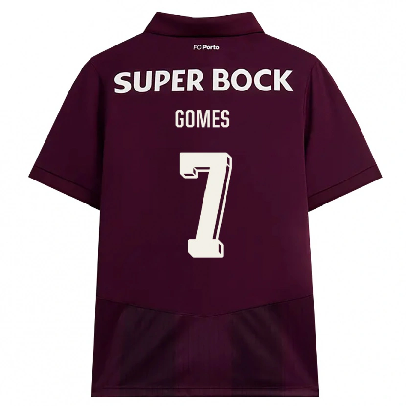 Danxen Herren William Gomes #7 Burgund Weiß Auswärtstrikot Trikot 2026/27 T-Shirt Österreich