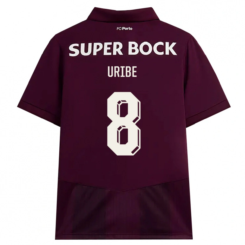 Danxen Herren Mateus Uribe #8 Burgund Weiß Auswärtstrikot Trikot 2026/27 T-Shirt Österreich