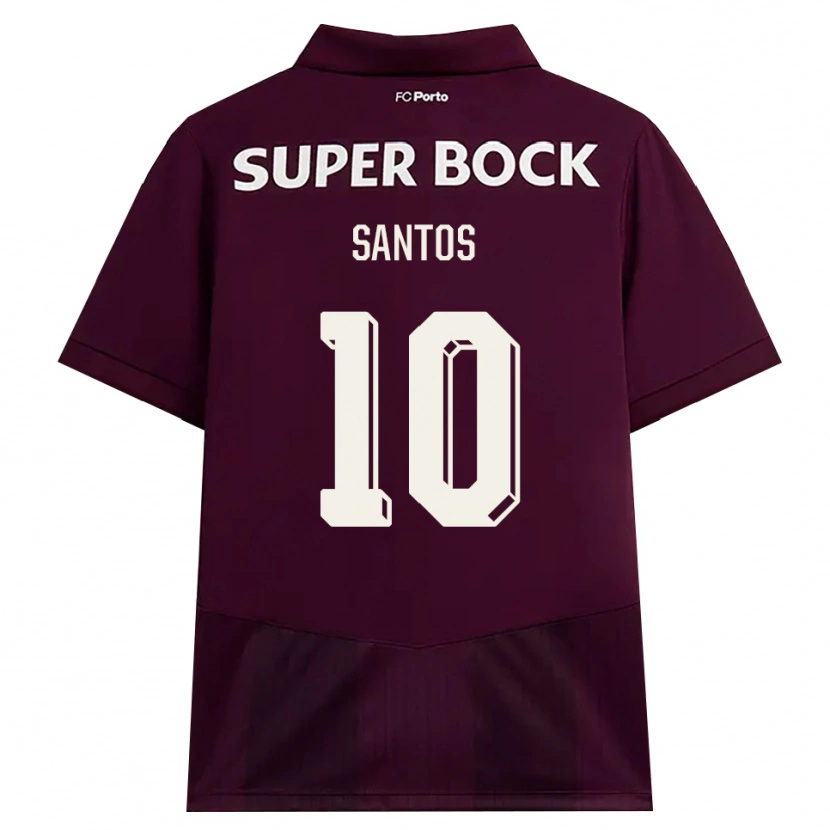 Danxen Herren Gonçalo Santos #10 Burgund Weiß Auswärtstrikot Trikot 2026/27 T-Shirt Österreich