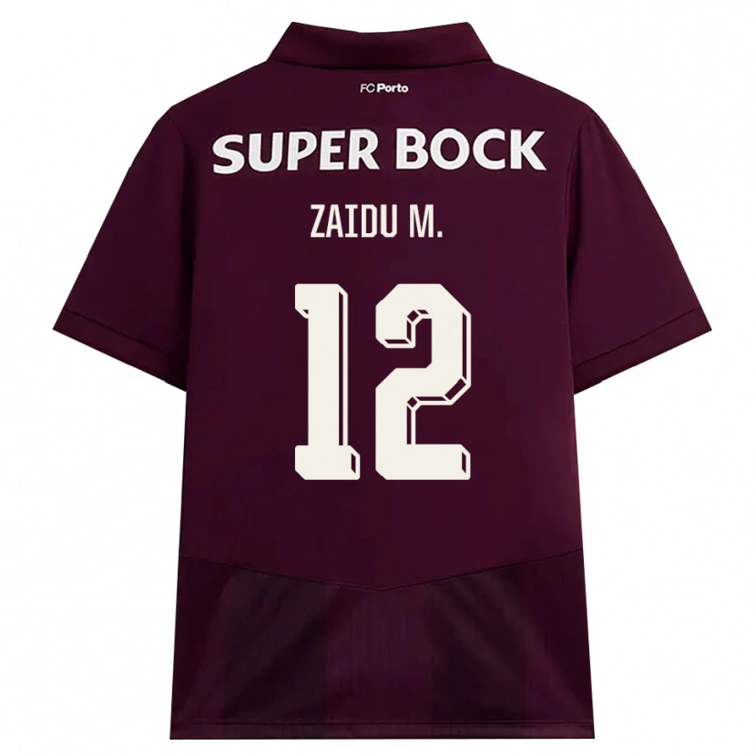 Danxen Herren Zaidu Sanusi #12 Burgund Weiß Auswärtstrikot Trikot 2026/27 T-Shirt Österreich