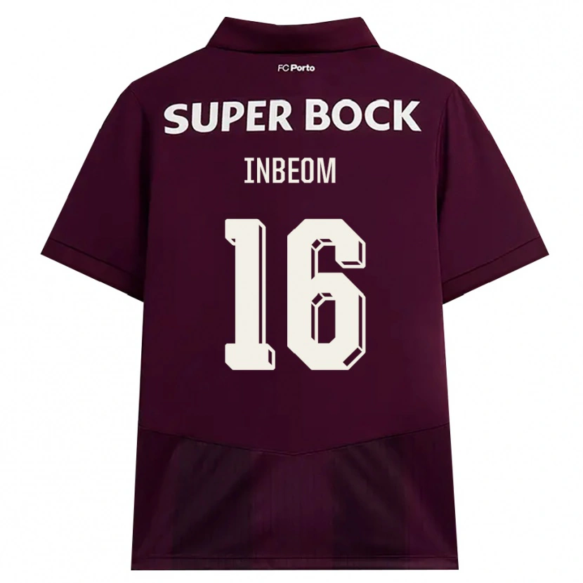 Danxen Herren In-Beom Hwang #16 Burgund Weiß Auswärtstrikot Trikot 2026/27 T-Shirt Österreich