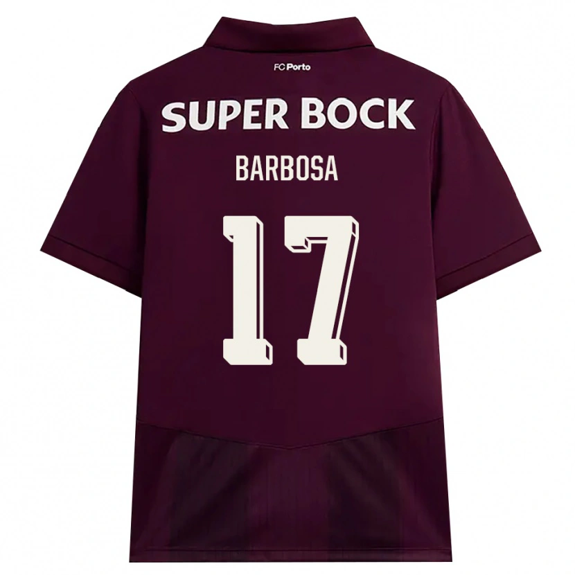 Danxen Herren Rúben Barbosa #17 Burgund Weiß Auswärtstrikot Trikot 2026/27 T-Shirt Österreich