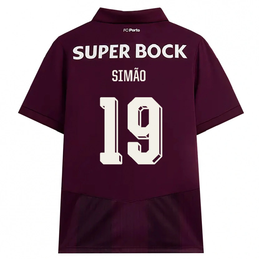 Danxen Herren Martim Simão #19 Burgund Weiß Auswärtstrikot Trikot 2026/27 T-Shirt Österreich