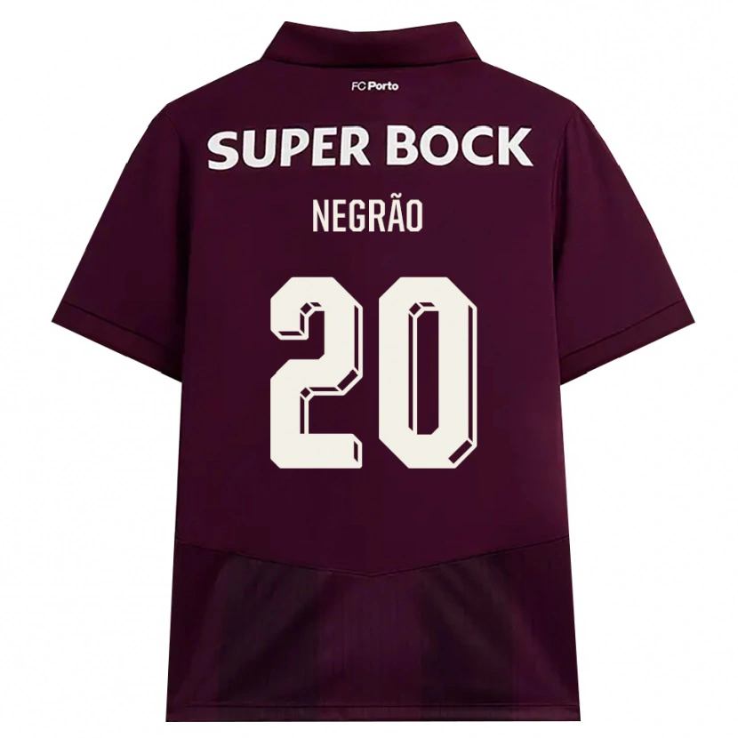 Danxen Herren Maria Negrão #20 Burgund Weiß Auswärtstrikot Trikot 2026/27 T-Shirt Österreich