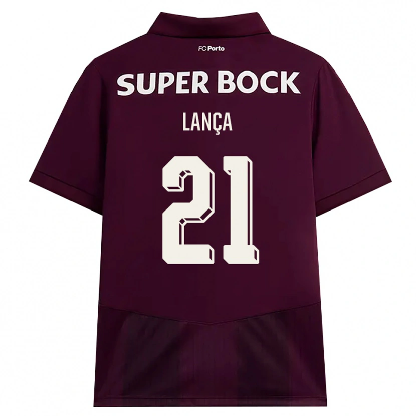 Danxen Herren Gabriel Lança #21 Burgund Weiß Auswärtstrikot Trikot 2026/27 T-Shirt Österreich