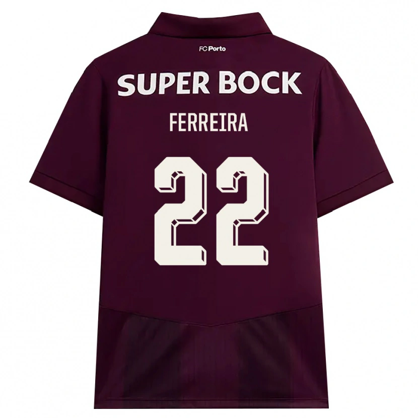 Danxen Herren Joana Ferreira #22 Burgund Weiß Auswärtstrikot Trikot 2026/27 T-Shirt Österreich