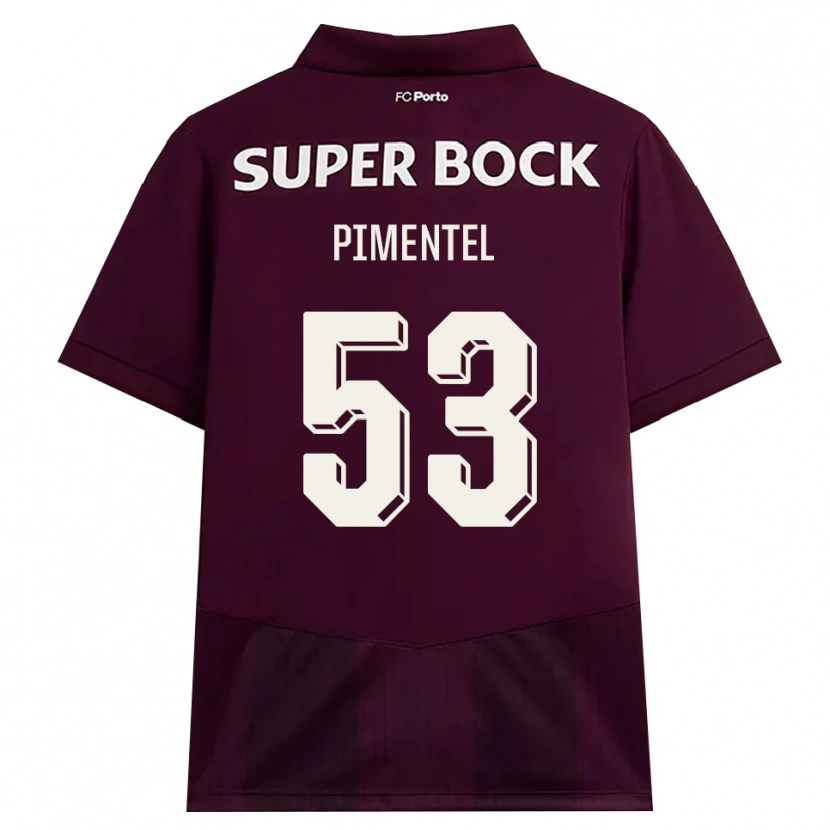 Danxen Herren Eric Pimentel #53 Burgund Weiß Auswärtstrikot Trikot 2026/27 T-Shirt Österreich