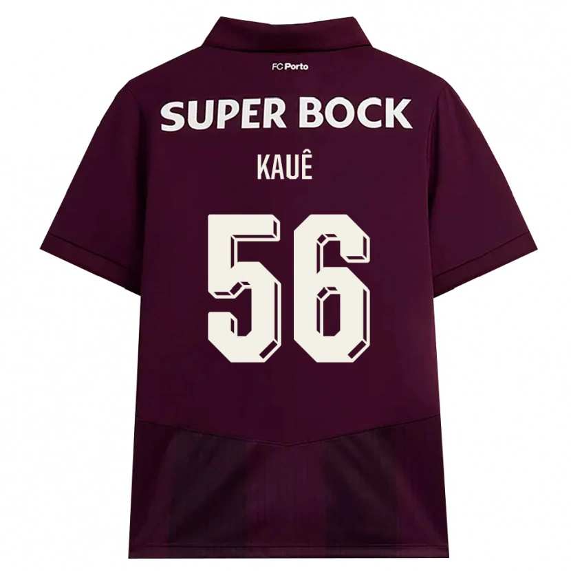 Danxen Herren Kauê Rodrigues Pessanha #56 Burgund Weiß Auswärtstrikot Trikot 2026/27 T-Shirt Österreich