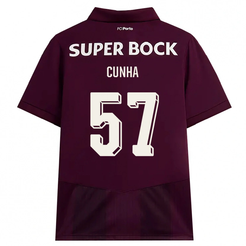 Danxen Herren Duarte Cunha #57 Burgund Weiß Auswärtstrikot Trikot 2026/27 T-Shirt Österreich