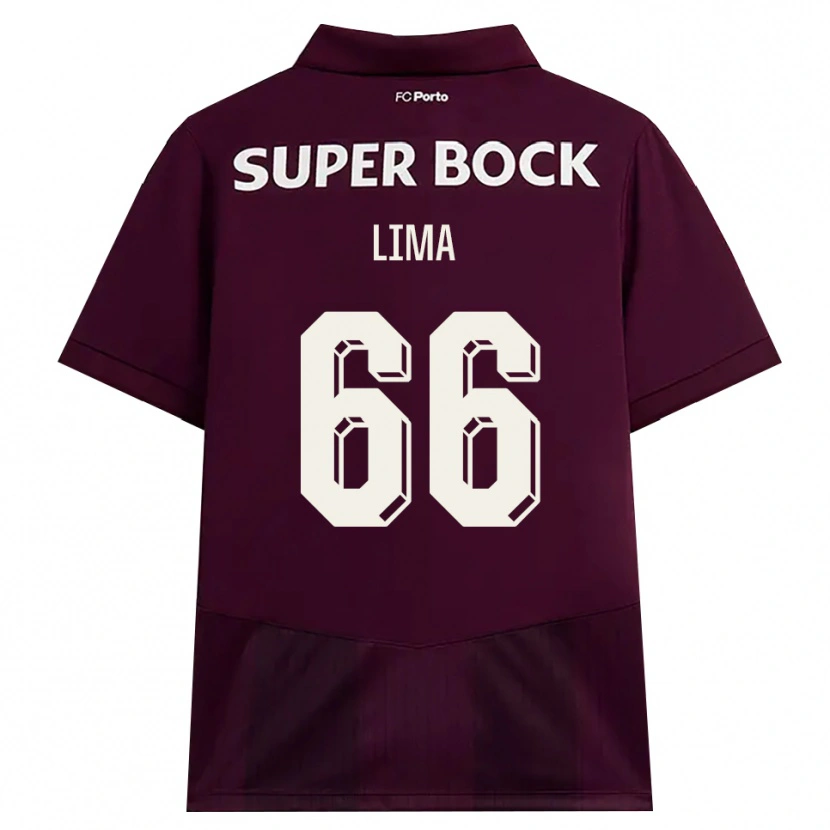 Danxen Herren Bernardo Lima #66 Burgund Weiß Auswärtstrikot Trikot 2026/27 T-Shirt Österreich