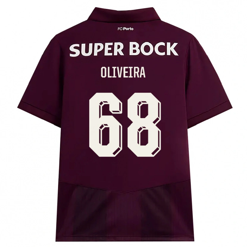 Danxen Herren André Oliveira #68 Burgund Weiß Auswärtstrikot Trikot 2026/27 T-Shirt Österreich