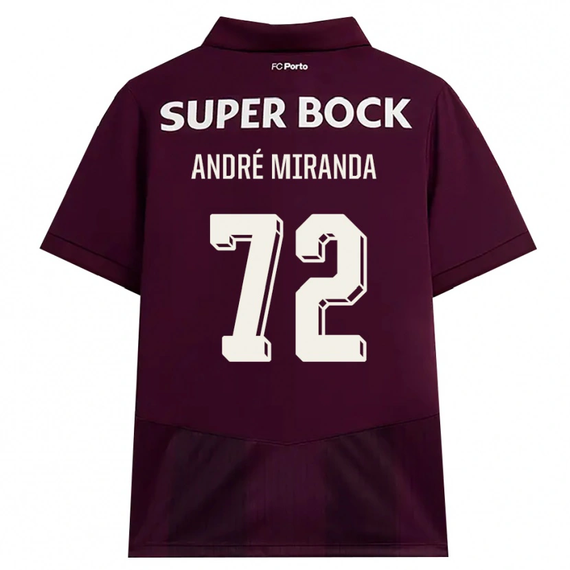 Danxen Herren André Miranda #72 Burgund Weiß Auswärtstrikot Trikot 2026/27 T-Shirt Österreich