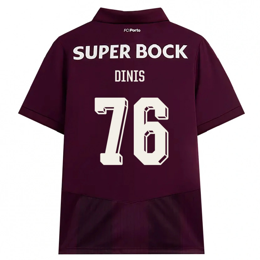 Danxen Herren Dinis Andrade Rodrigues #76 Burgund Weiß Auswärtstrikot Trikot 2026/27 T-Shirt Österreich