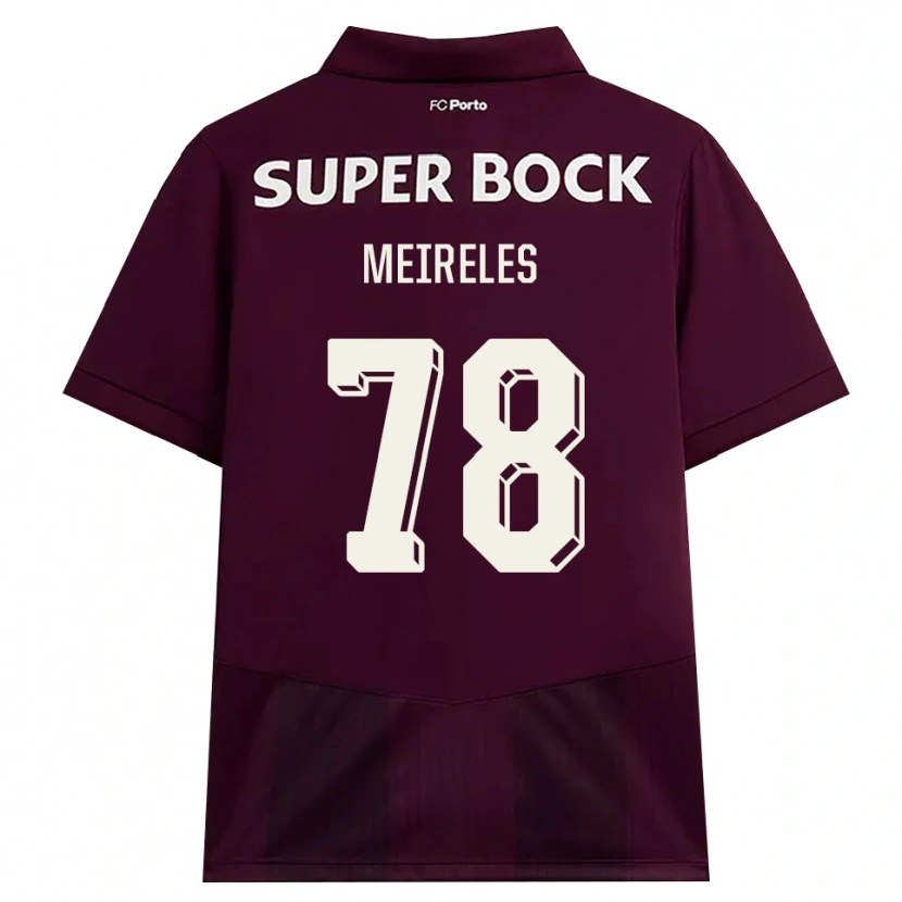 Danxen Herren Jorge Meireles #78 Burgund Weiß Auswärtstrikot Trikot 2026/27 T-Shirt Österreich