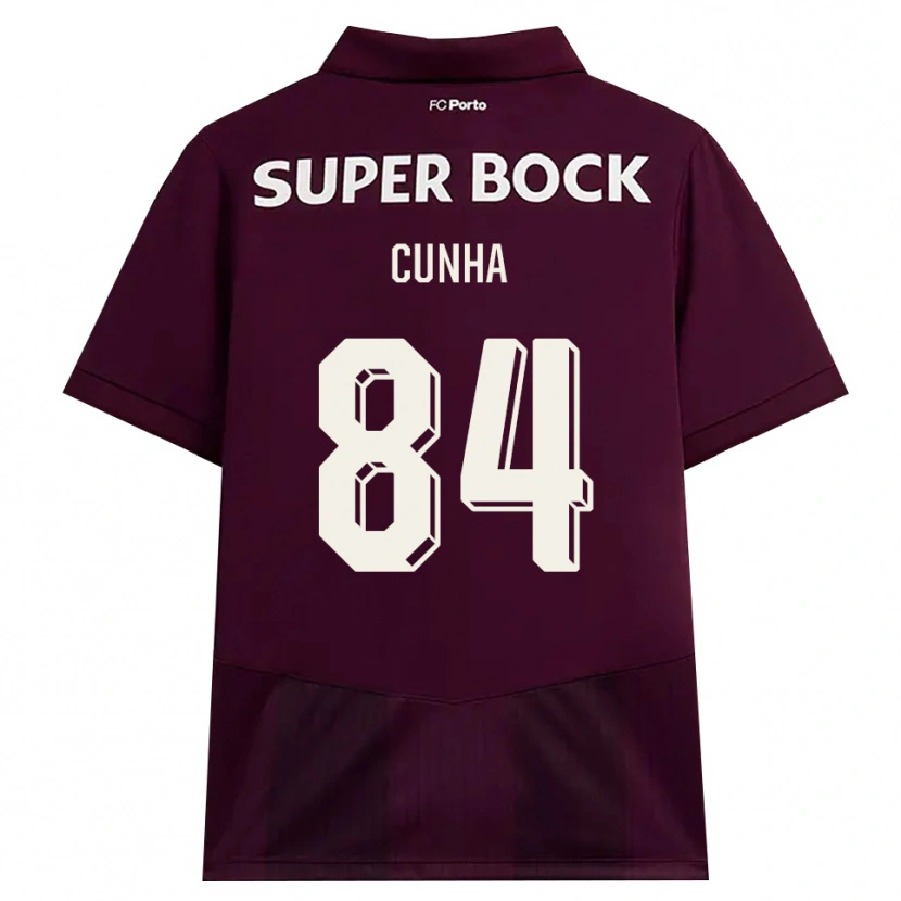 Danxen Herren Martim Cunha #84 Burgund Weiß Auswärtstrikot Trikot 2026/27 T-Shirt Österreich