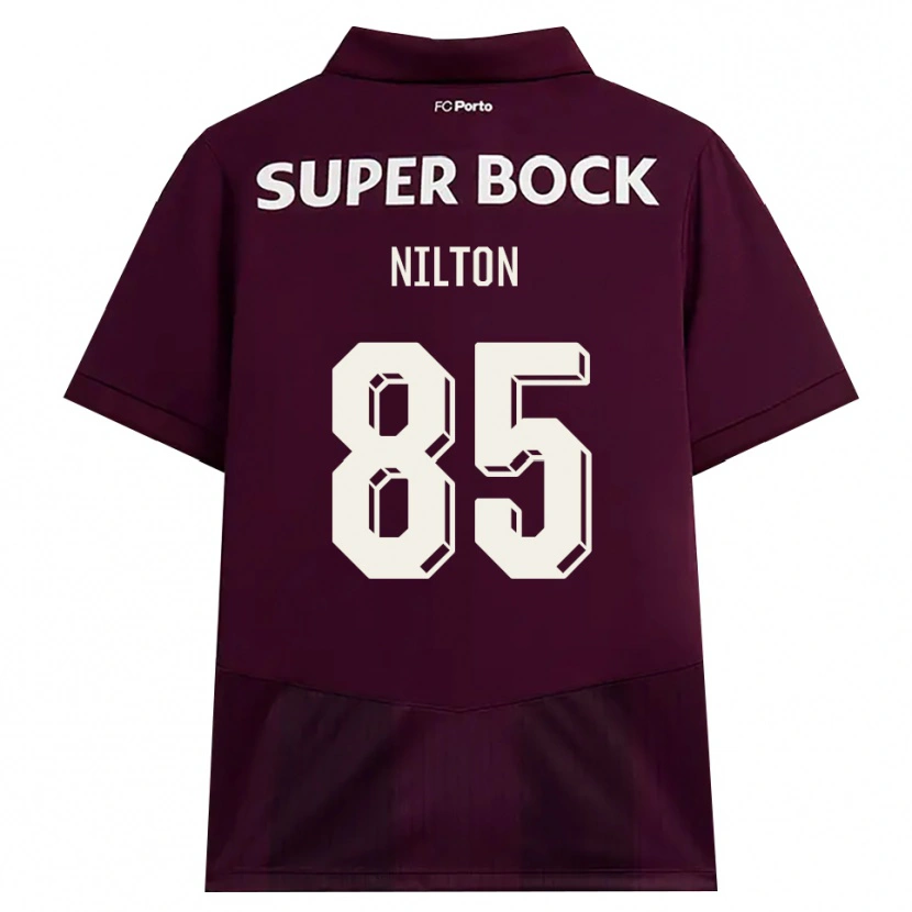 Danxen Herren Nilton #85 Burgund Weiß Auswärtstrikot Trikot 2026/27 T-Shirt Österreich